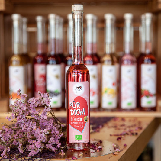 For you! Rose petal liqueur