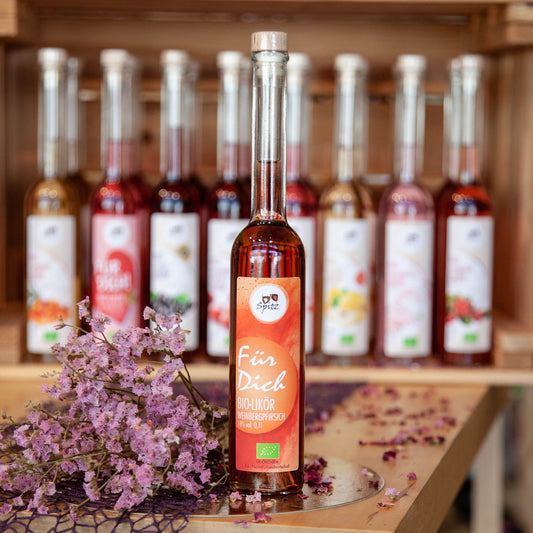 For you! Vineyard peach liqueur