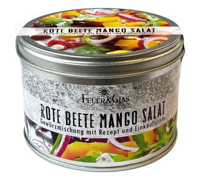 Rote Beete Mango Salat Dose