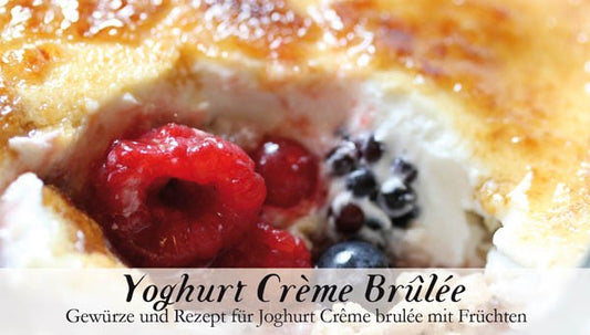 Yoghurt crème brûlée - soul food spice box